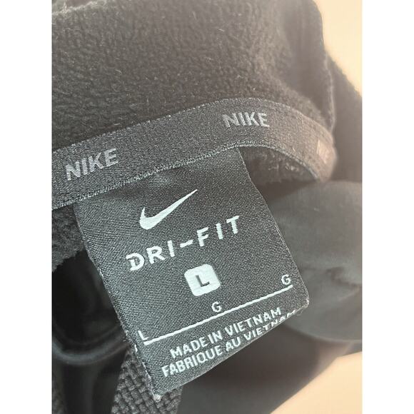 NIKE MENS LARGE HOODIE DRI-FIT THERMA BLACK GRAFFITI HOODED SWEATSHIRT CJ5163 - Picture 8 of 9